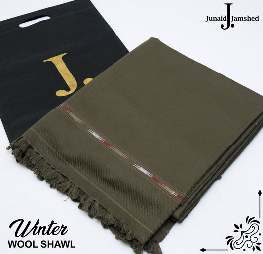 J. GENTS WOOL SHAWL GREEN