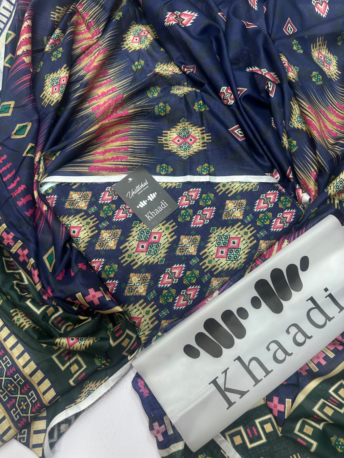 KHAADI FLORAL NAVY (ZM-02)