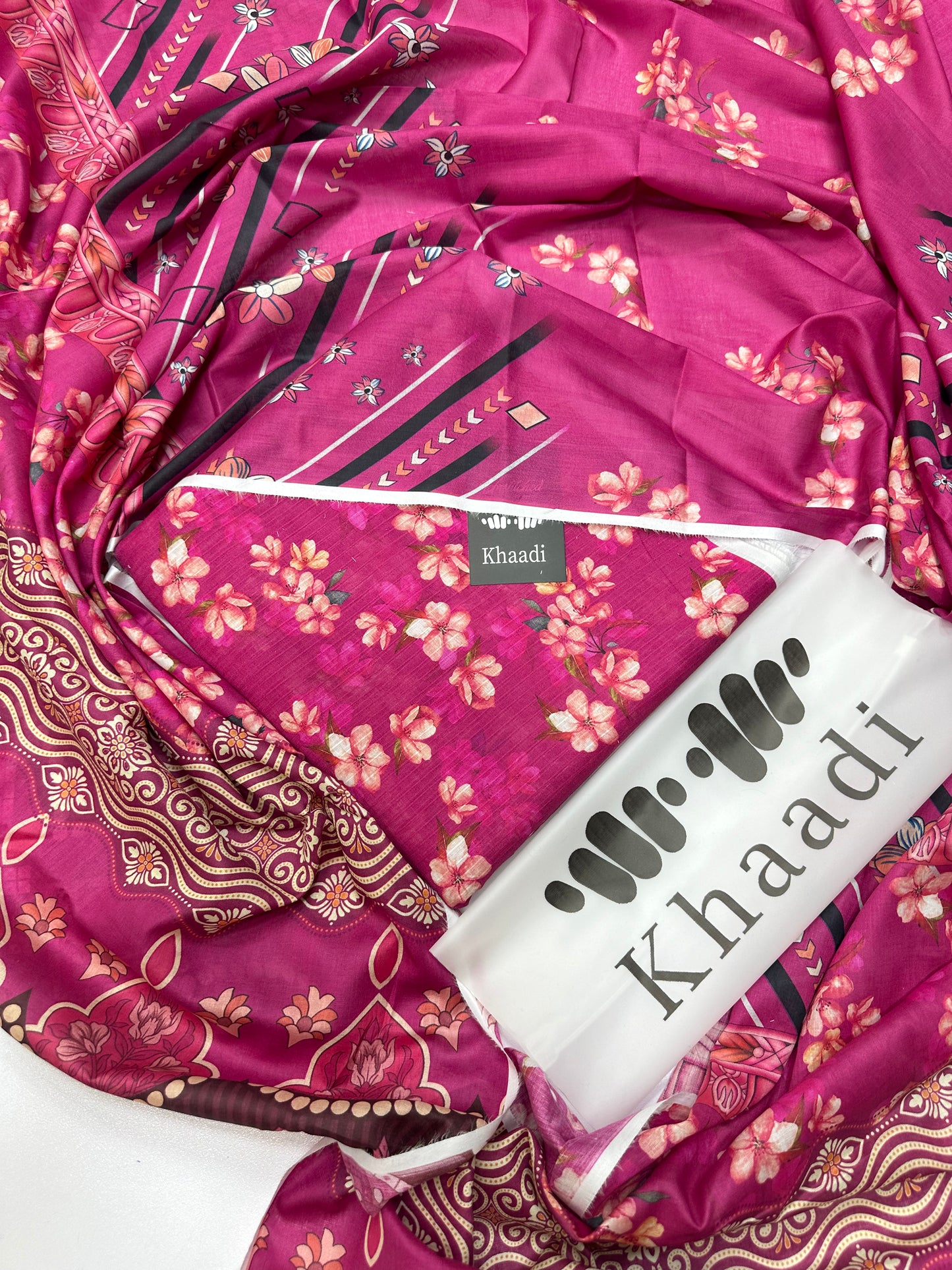 KHAADI FLORAL PINK (ZM-07)